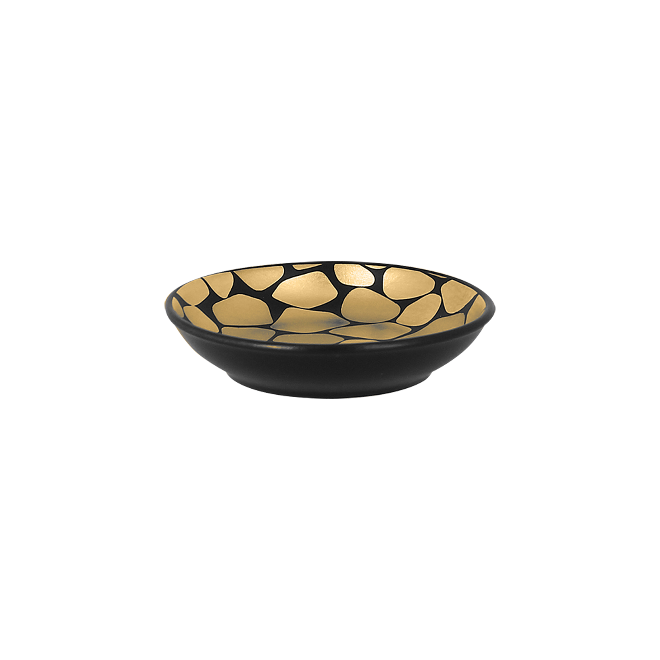 RAK Butterschale D. 9 cm Inh. 13 cl PEBBLES gold