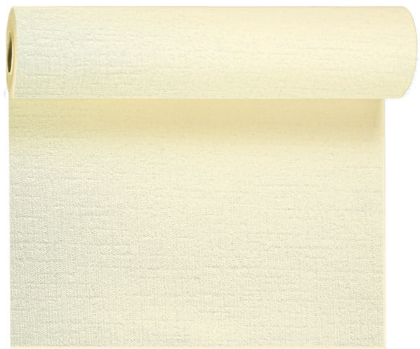 DUNI Tischläufer Evolin Tête à Tête 41 cm x 1,20 m 24 m cream