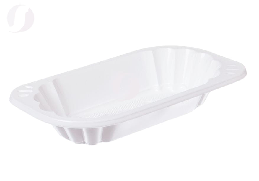 Imbissschalen PP mit Anfasser 177 x 96 x 28 mm 200 ml