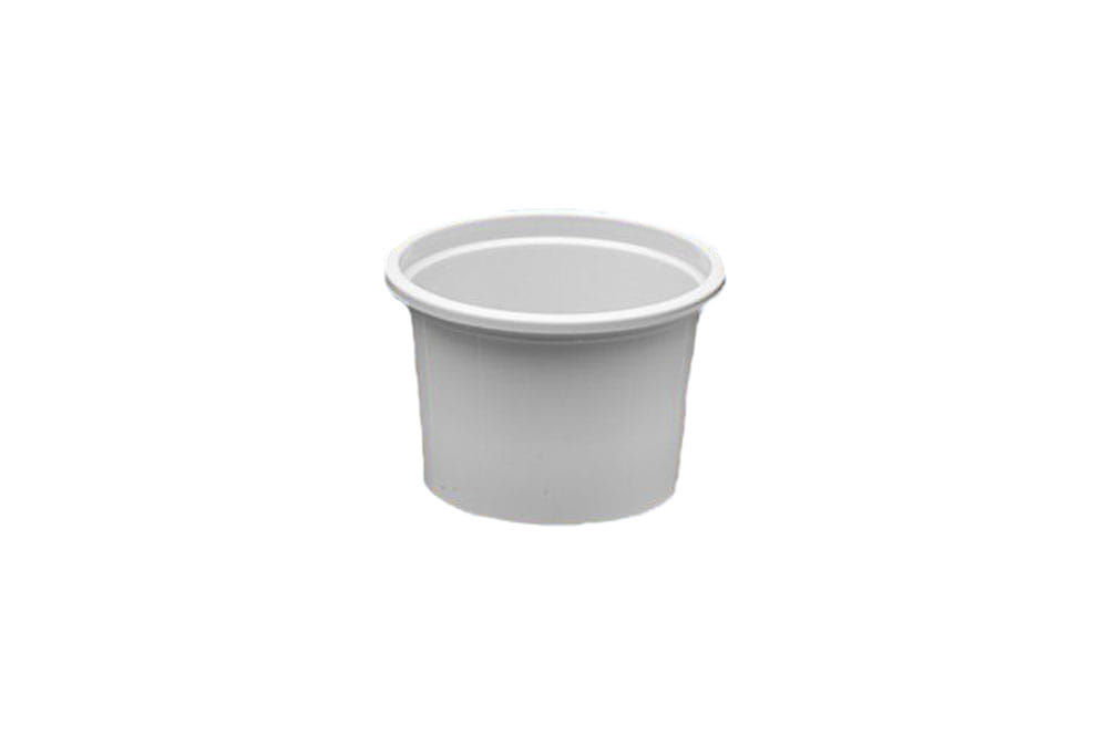 Dressingbecher PP 100 ml weiß Ø 70,3 mm (100/100)