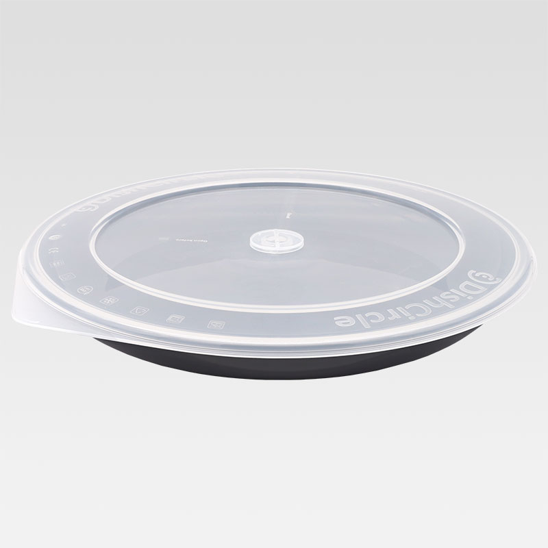 DishCircle Teller tief 26 cm Ø  2-geteilt aus robustem Kunststoff