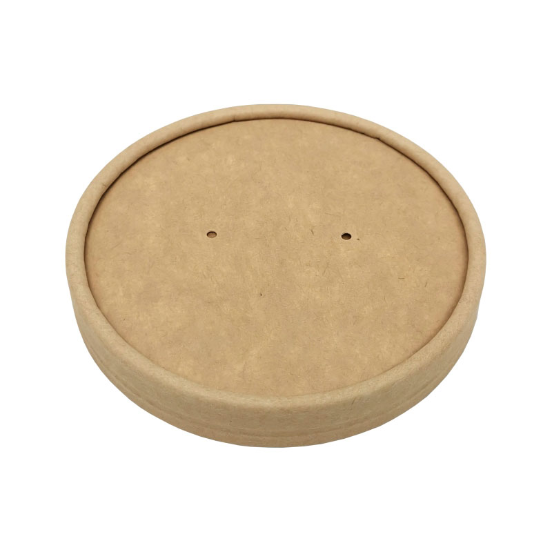500x Deckel für Artikel 140430 Suppenbecher Kraftpapier 500 ml 16 oz braun