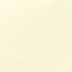 8 x 250 Servietten 24 x 24 cm 3-lagig 1/4 Falz creme