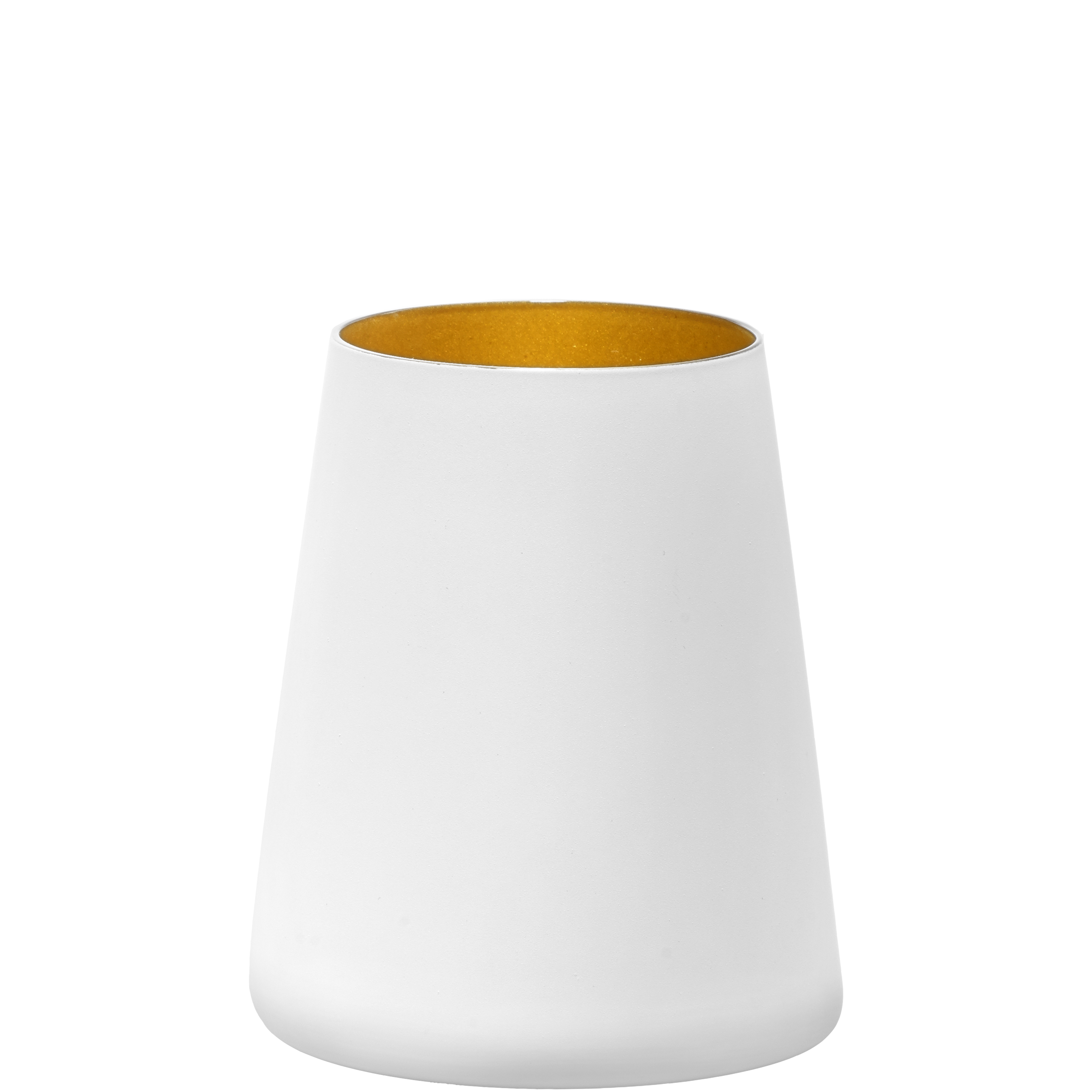 Stölzle Becher Weiß/Gold POWER 380 ml 6er-Set