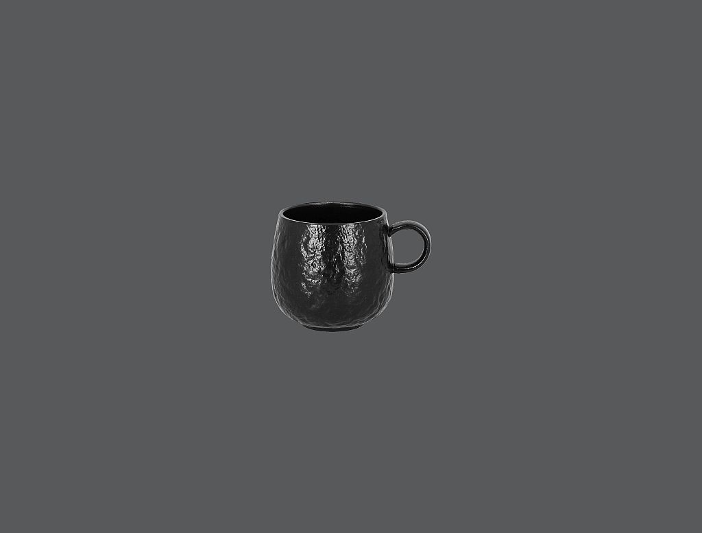 12 x RAK Becher Ø 9 cm Ht. 8.5 cm Inh. 33 cl ROKS Schwarz (RKMG33)