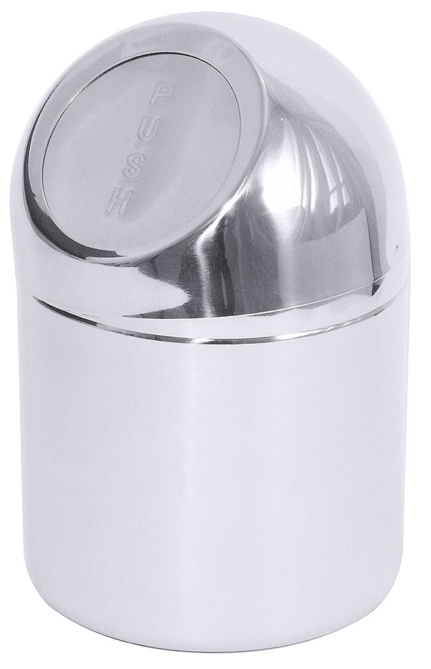 Tischabfallbehälter ∅ 12 cm Höhe: 18 cm Behälterhöhe: 11,5 cm Volumen: 1,2 l