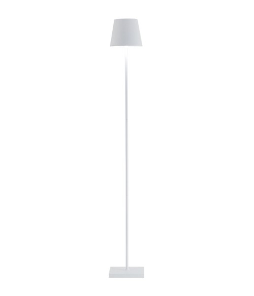 Poldina Pro L LED-Stehleuchte Ø 17 cm H. 122 cm weiß