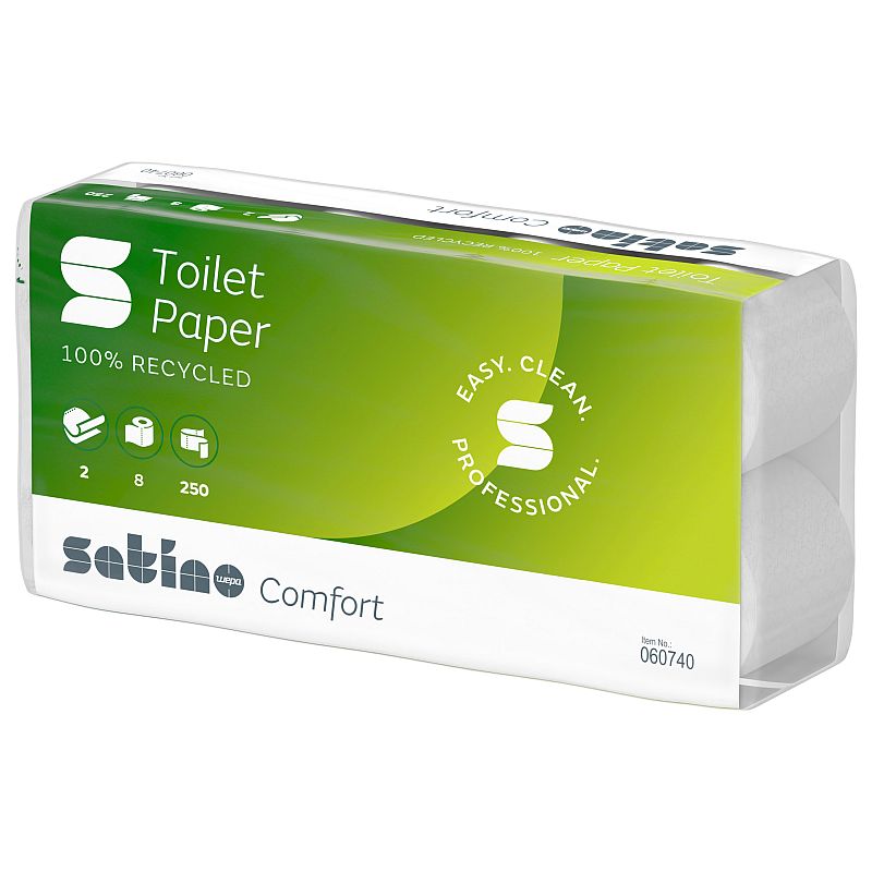 Toilettenpapier 2-lagig 250 Blatt weiß