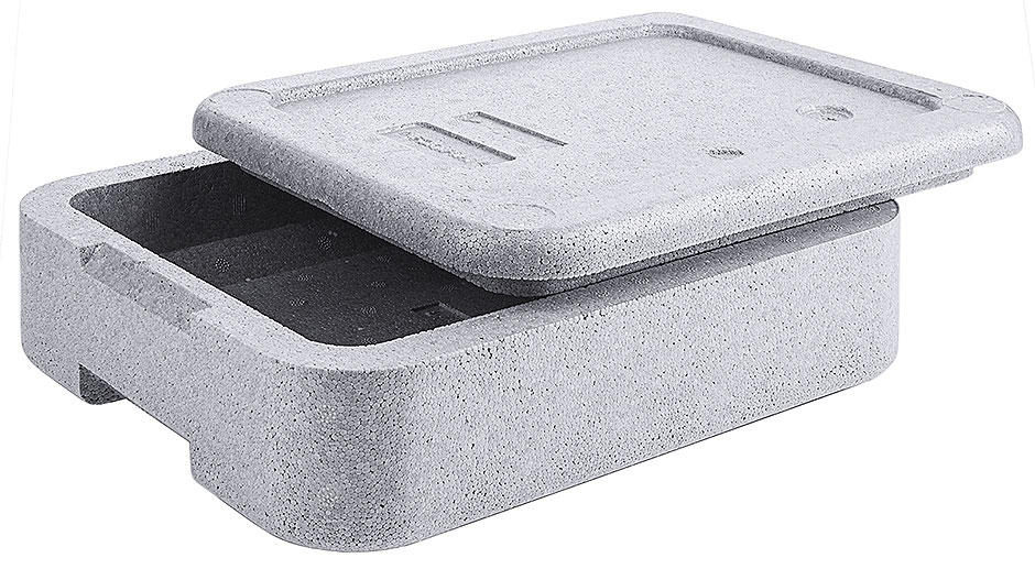 Thermobox für Menüschalen Höhe außen: 9,5 cm Höhe innen: 4 cm