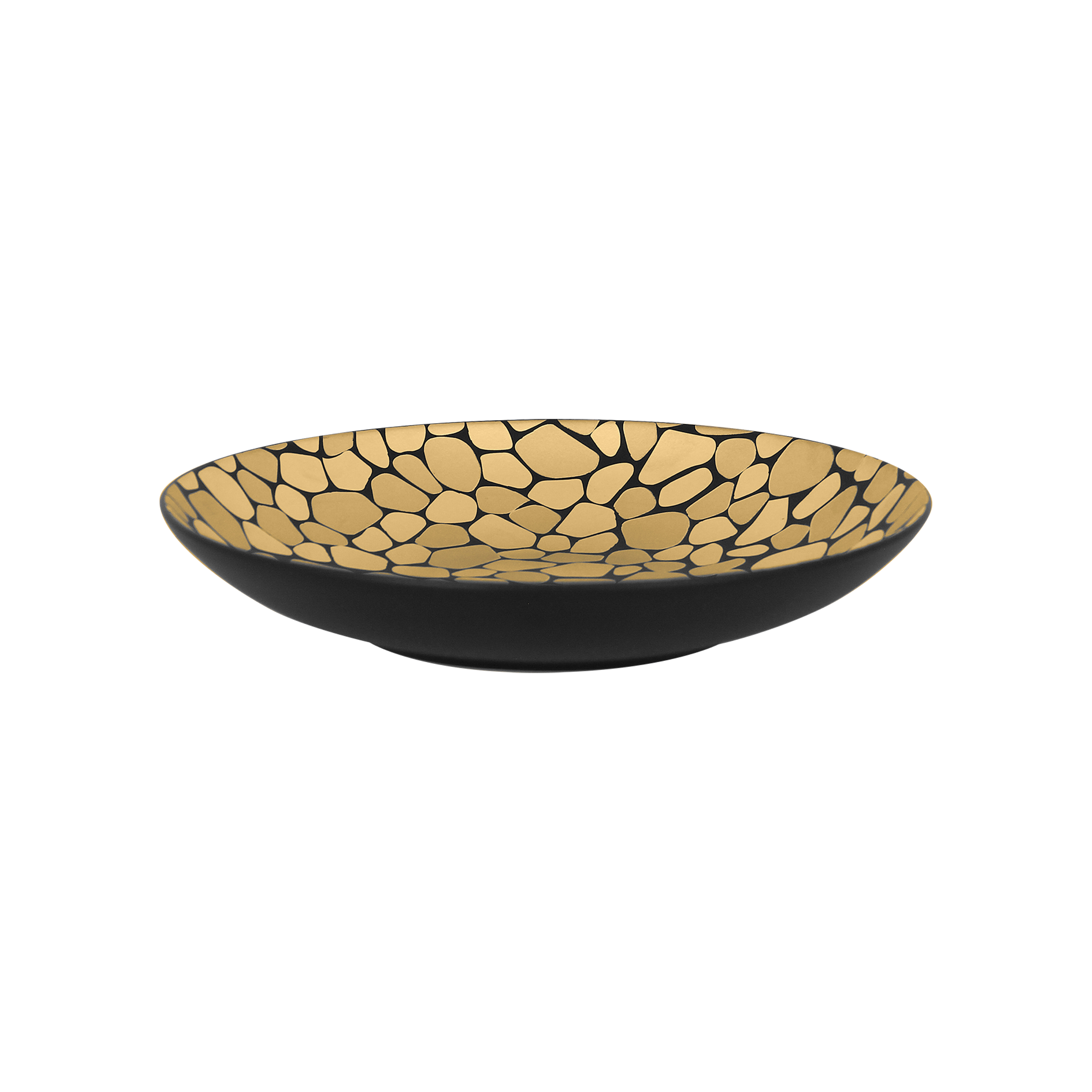 RAK Teller tief coup D. 23 cm H. 4 cm Inh. 69 cl PEBBLES gold