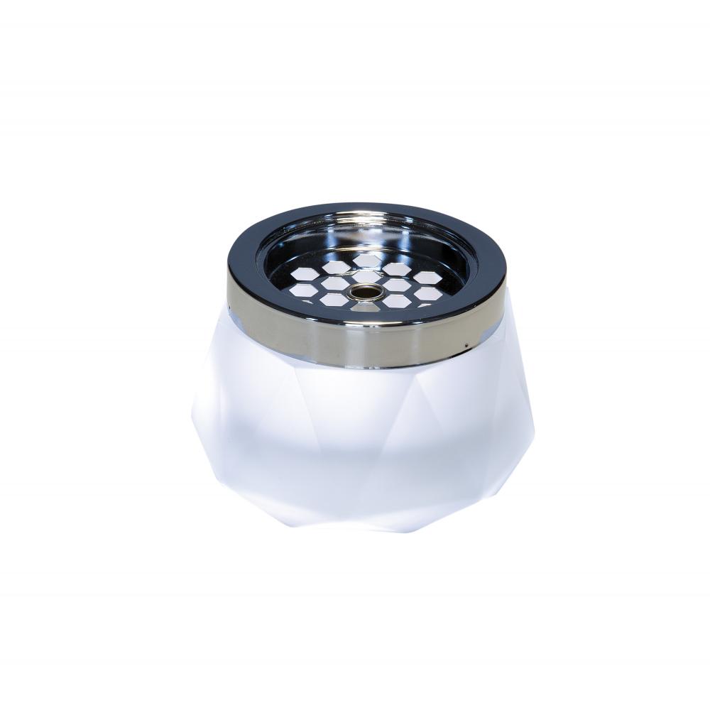 APS Windaschenbecher Ø 12 cm Höhe: 8 cm "DIAMOND" matt-weiß