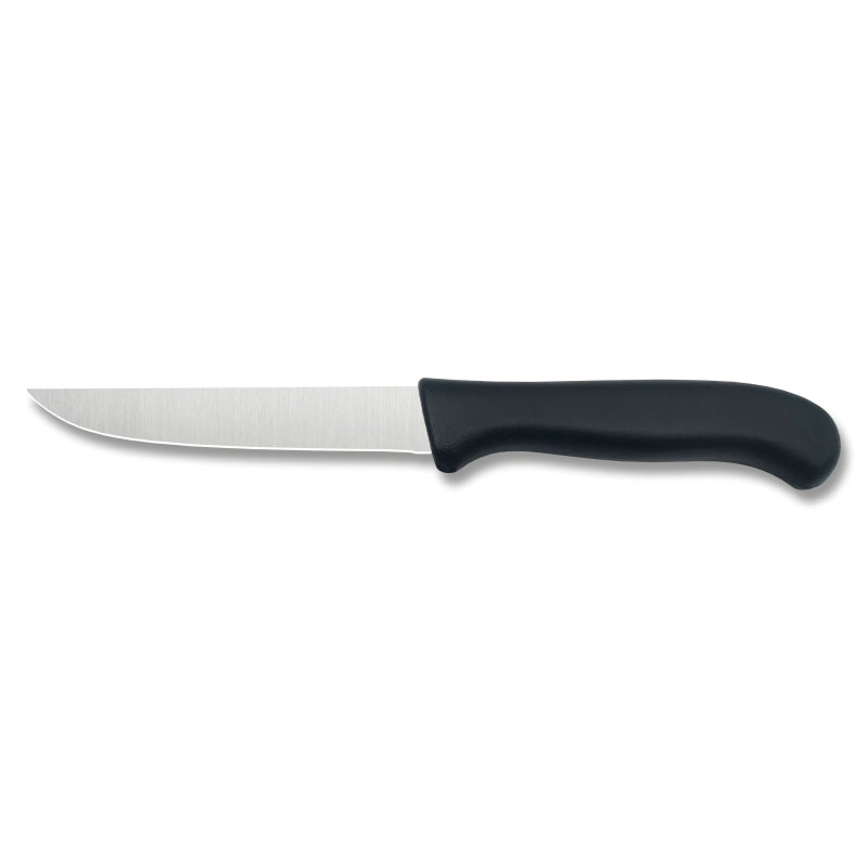 6x Haushaltsmesser 13 cm, KS-Griff Schwarz