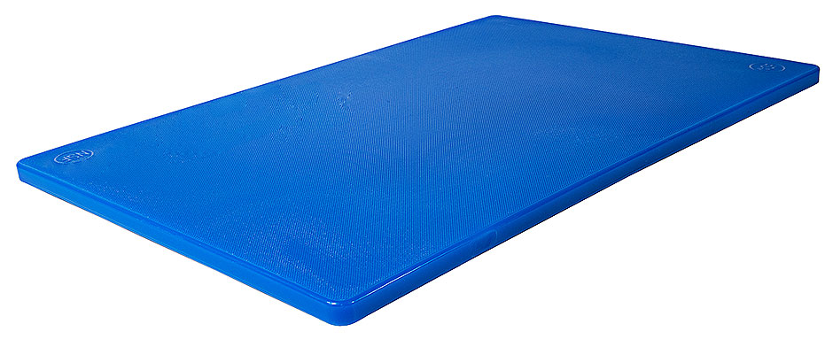 Schneidbrett HACCP mit Füßchen Länge: 45 cm Breite: 30 cm Dicke: 1,2 cm blau