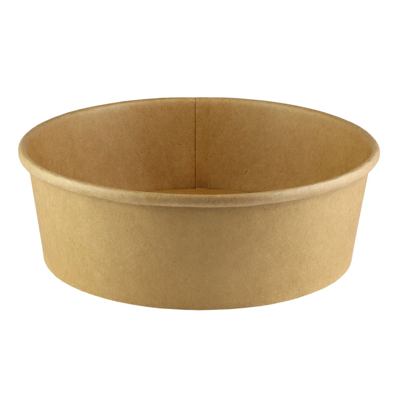 Naturesse Salatschale Kraftpapier Ø 18,5 x 4,9 cm 900 ml braun (23112)
