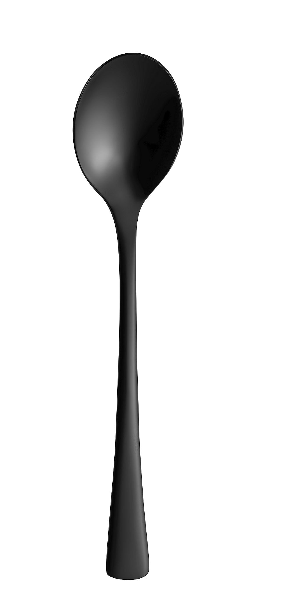 12 Stück - Solex Kaffee-/Teelöffel 18/10 "Karina PVD Tiefschwarz"