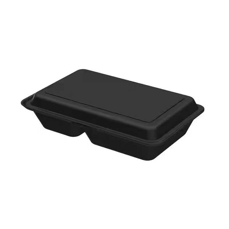 Mehrweg Menübox 2-geteilt „ToGo“ large 203 x 252 x 84 mm 1,2l