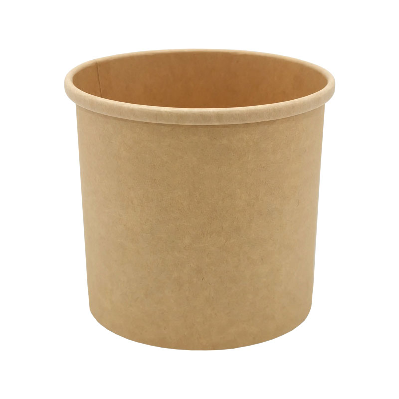 Naturesse Suppenbecher Kraftpapier PLA beschichtet 26 oz 750 ml braun (15532)