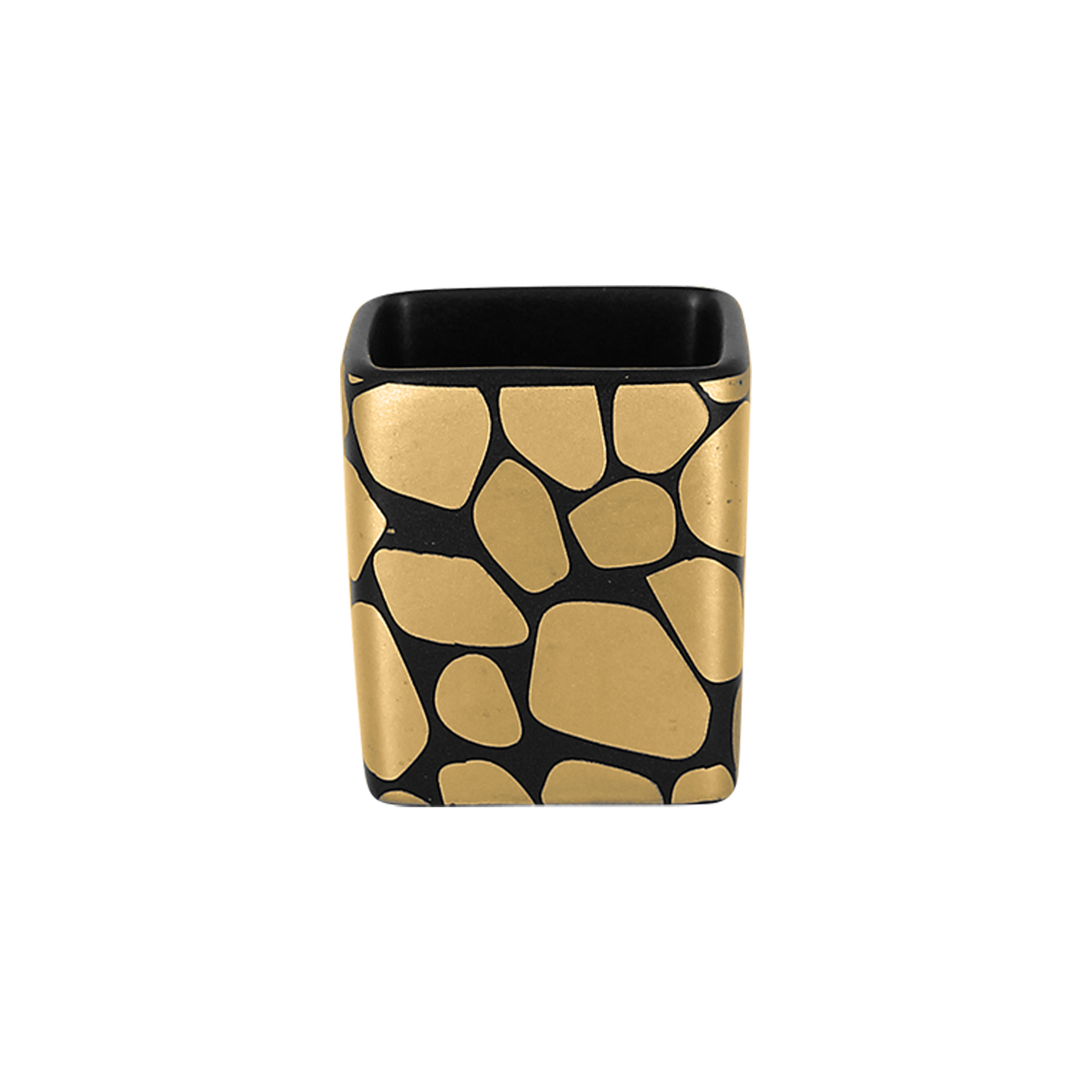 RAK Kubus hoch L. 5 cm Br. 5 cm H. 5,5 cm Inh. 9 cl PEBBLES gold