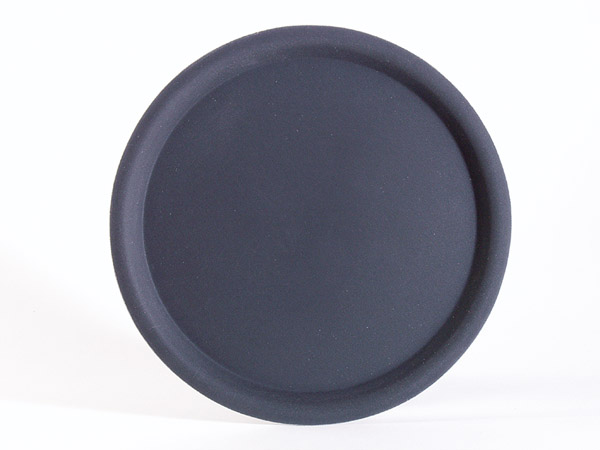APS Serviertablett Ø 43 cm Höhe: 1,5 cm Schwarz "HAPPY HOUR"