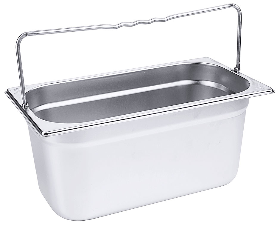 GN-Behälter mit Bügelgriffen 1/3 Tiefe: 150 mm Volumen: 5,7 l