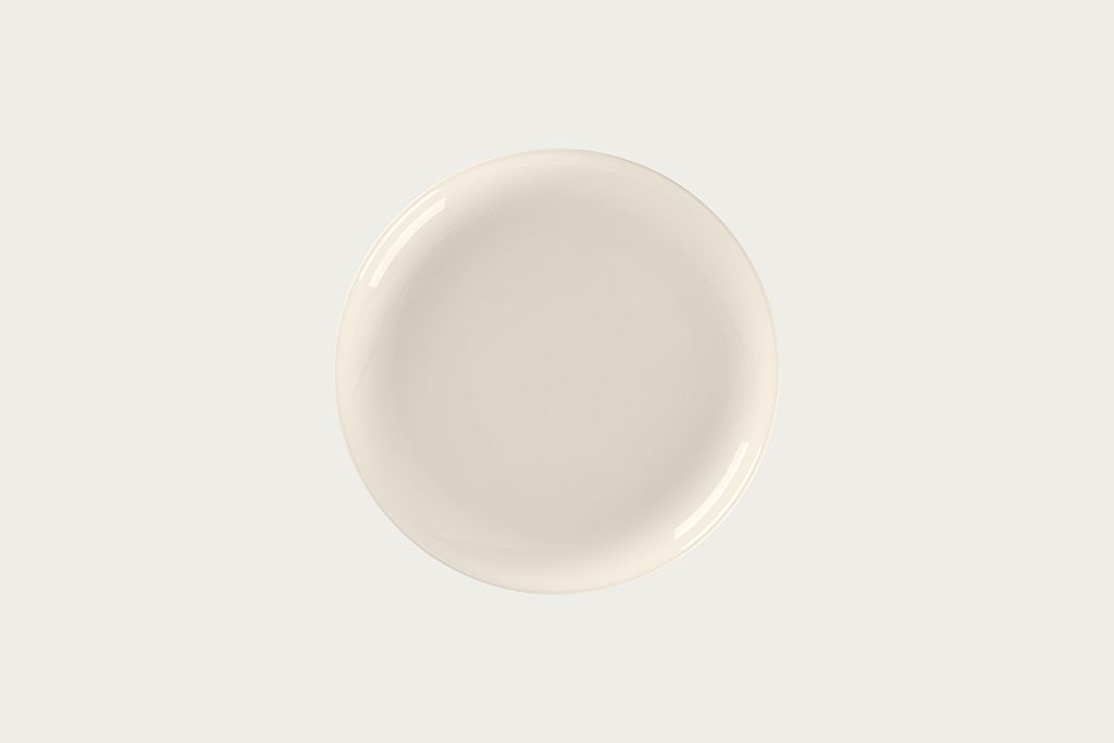 12 x RAK Teller flach coup rund Ø 21 cm H. 2,1 cm Farbe: Bone China "FEDRA" (BCFRCP21)