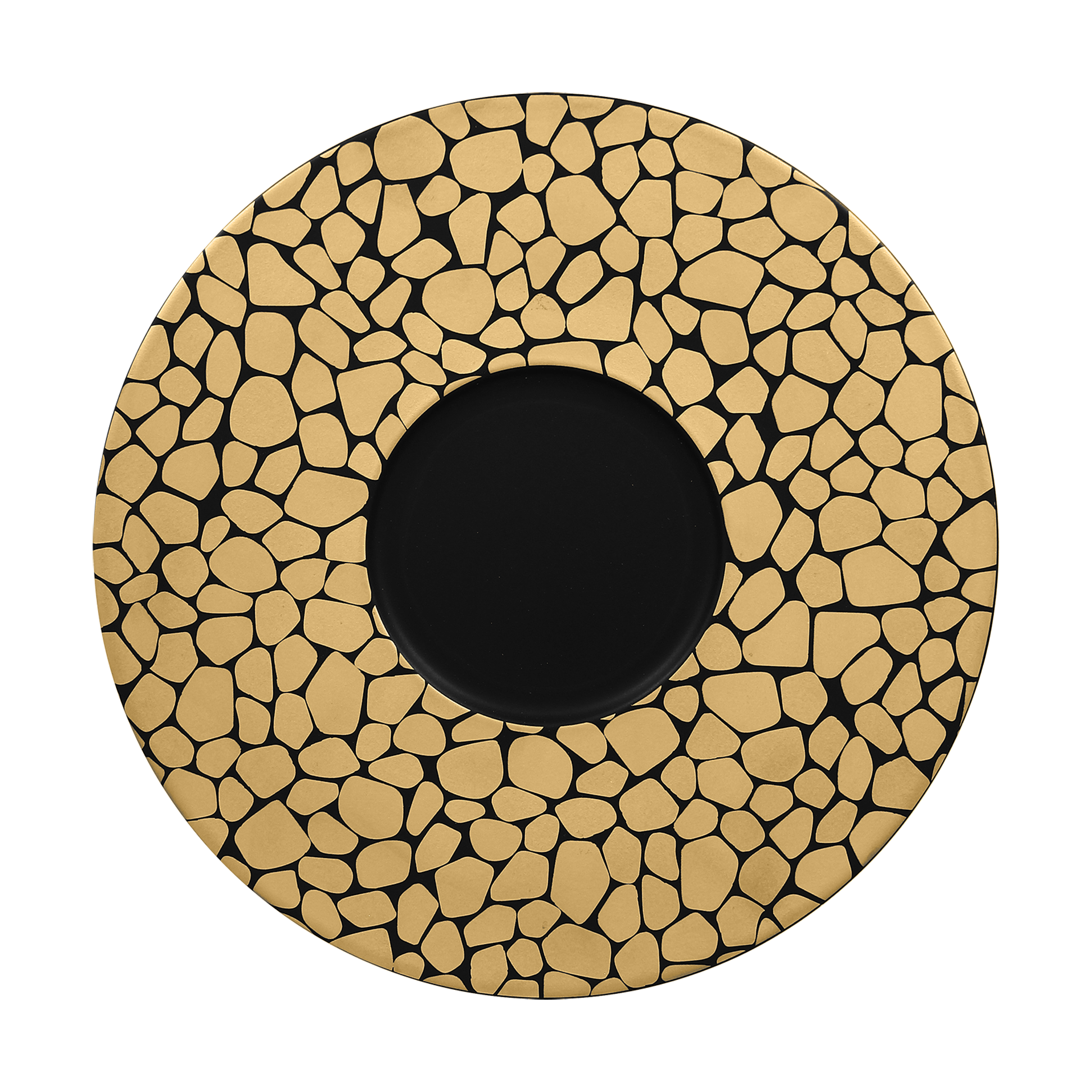 RAK Gourmetteller flach D. 29 cm H. 2 cm PEBBLES gold