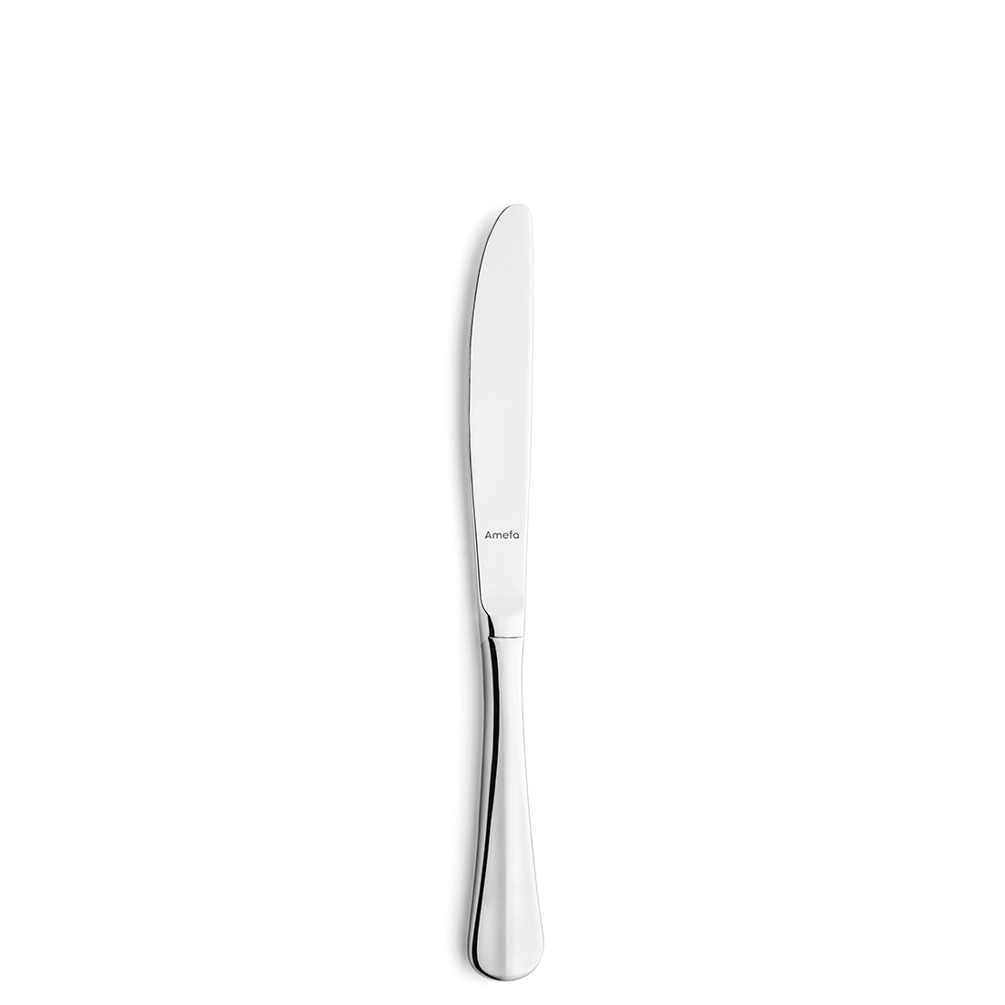 12x Amefa Dessertmesser Vollheft, mit Dekor "BAGUETTE"
