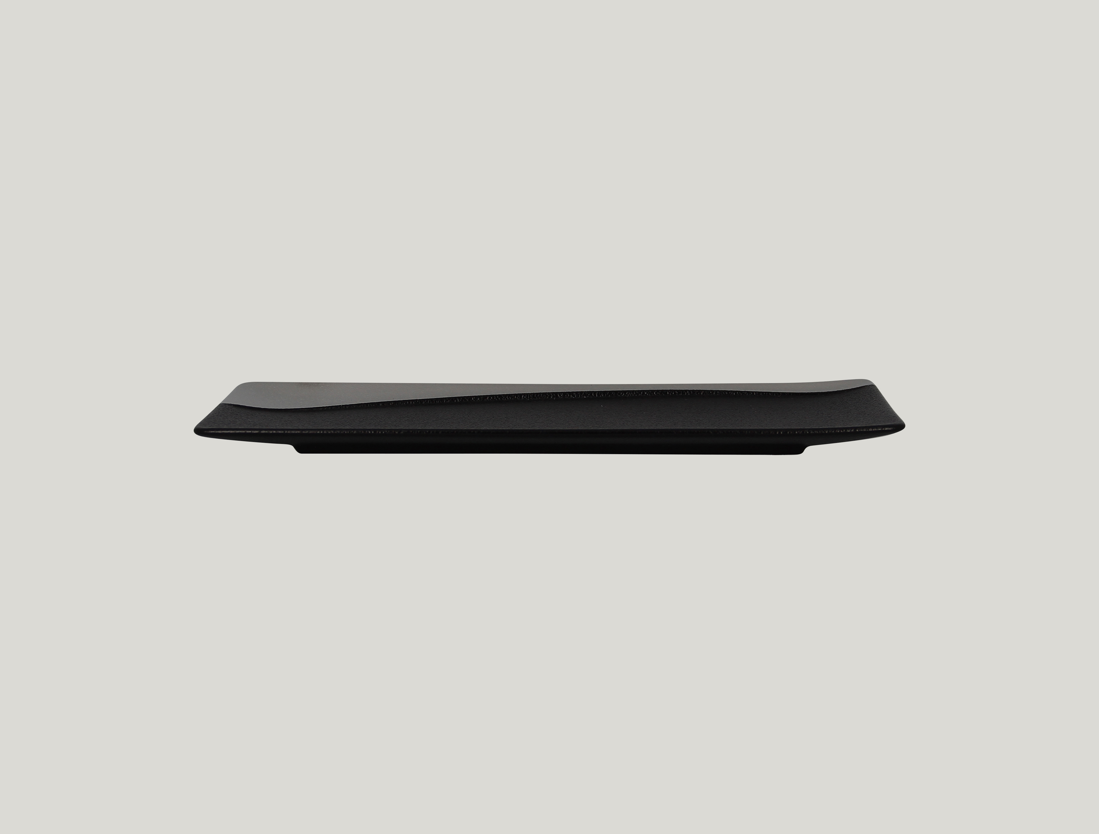 RAK Platte rechteckig/Sushi-Platte L.32 cm Br.12,5 cm H.1,5 cm METALFUSIONsilber