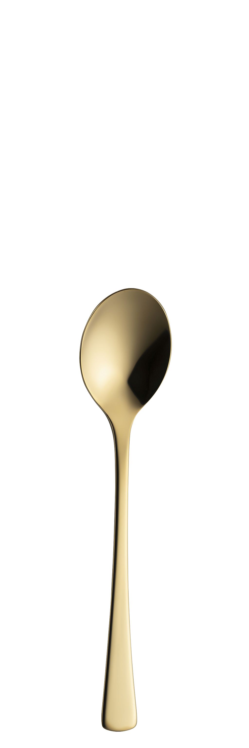 12 Stück - Solex Kaffee-/ Teelöffel 18/10 "Karina PVD GOLD"