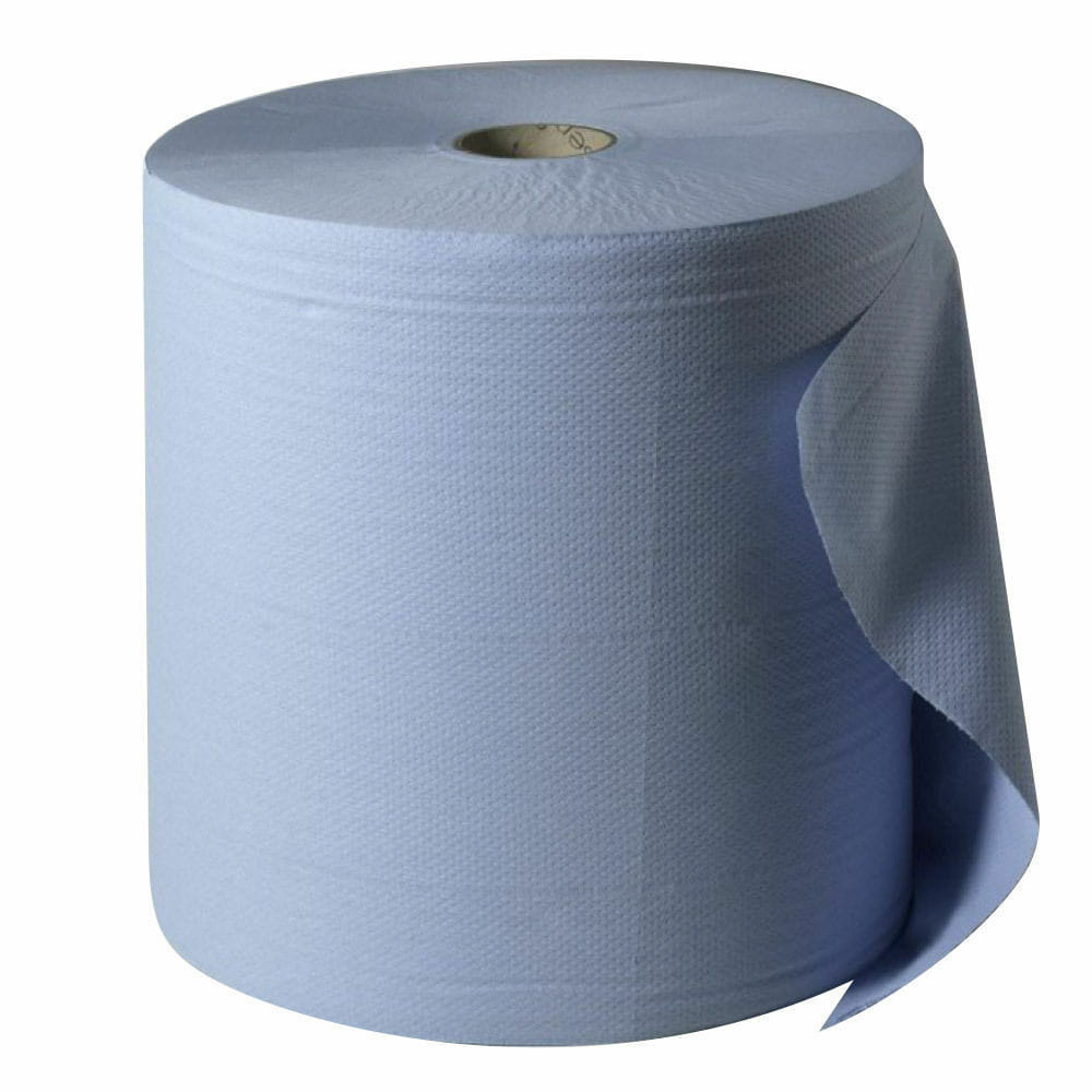 Putzrolle 36,5 x 35 cm 2-lagig blau reiß- und nassfest, sehr saugstark
