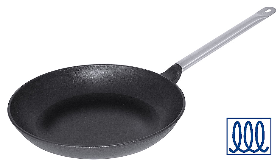 Contacto Lyoneser Bratpfanne, induktionsgeeignet Ø 20 cm Höhe: 3,5 cm Stiellänge: 22 cm (5578/200)