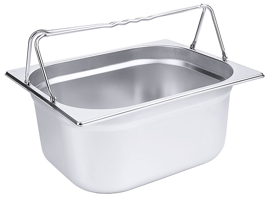 GN-Behälter mit Bügelgriffen 1/2 Tiefe: 150 mm Volumen: 9,5 l