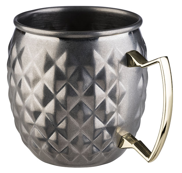 APS Becher Ø 9,5 cm Höhe: 10 cm Volumen: 0,50 l Silber "MOSCOW MULE"