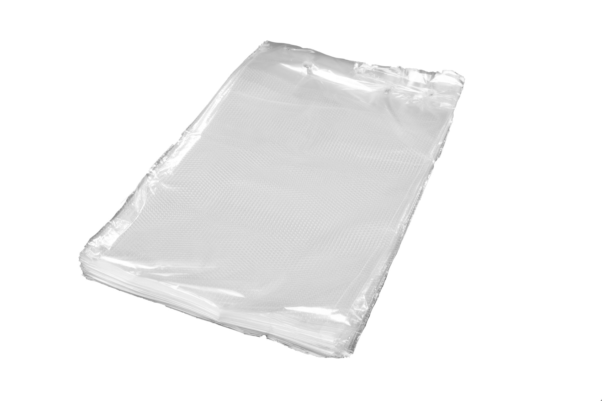 PP-Flachbeutel genadelt geblockt 15 x 35 + 4 cm 25 my klar