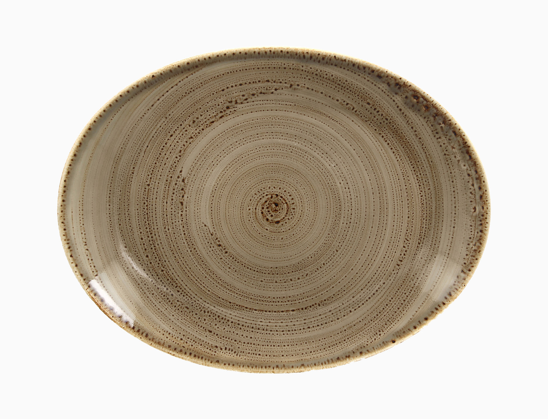 RAK Platte flach oval 36 x 27 cm Alga Twirl