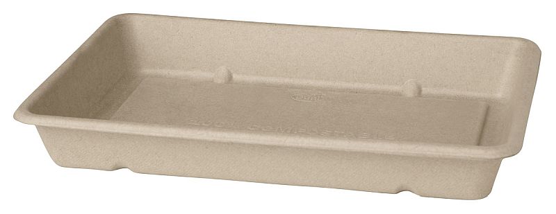 DUNI Menübox aus Bagasse 230 x 155 x 36 mm 850 ml braun (177008)