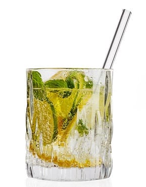 Trinkhalme aus Glas 15 cm Ø 10 mm