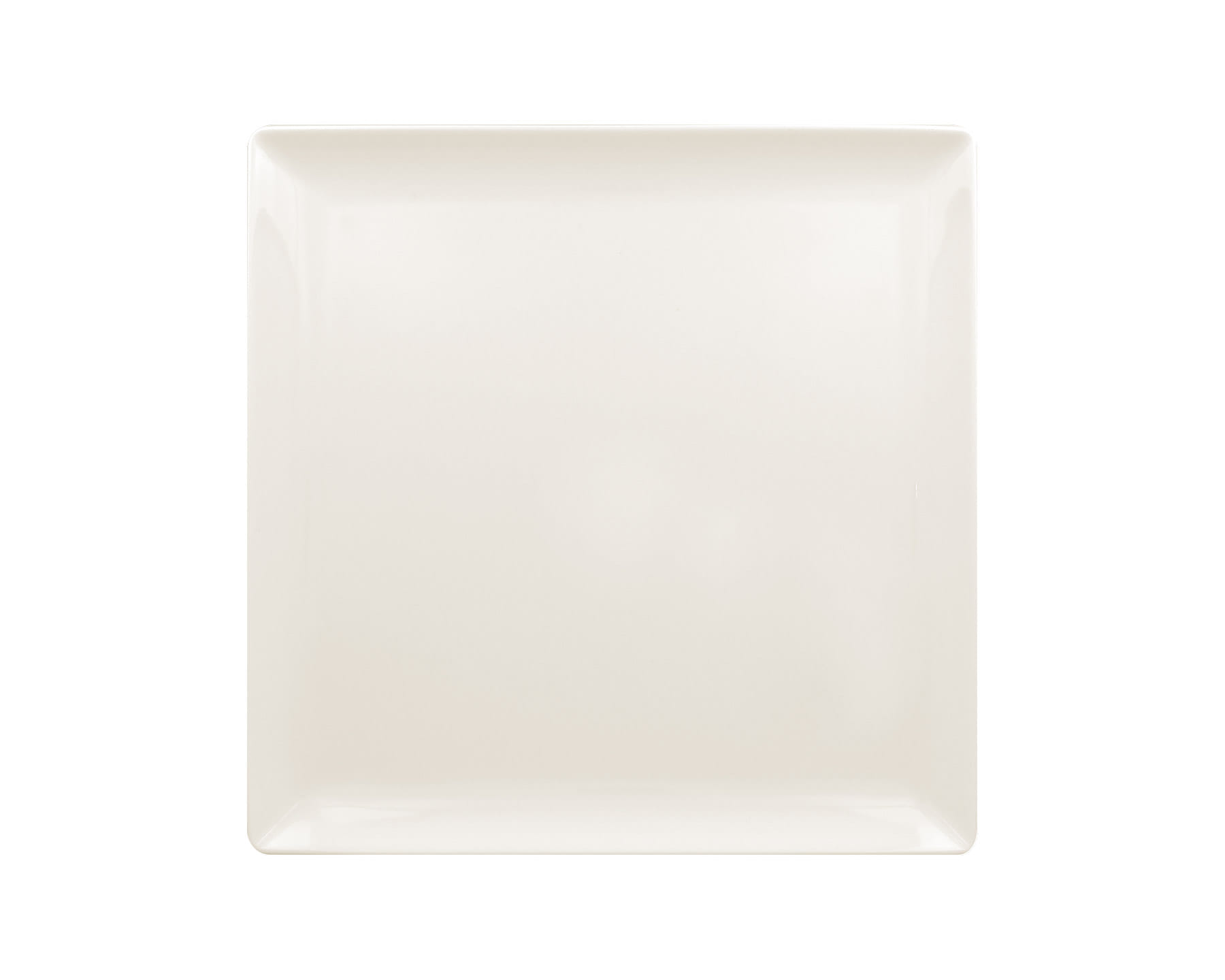 6 x RAK Teller Quadratisch 27 cm x 27 cm Ivoris Weiß (EDSQ27IV)