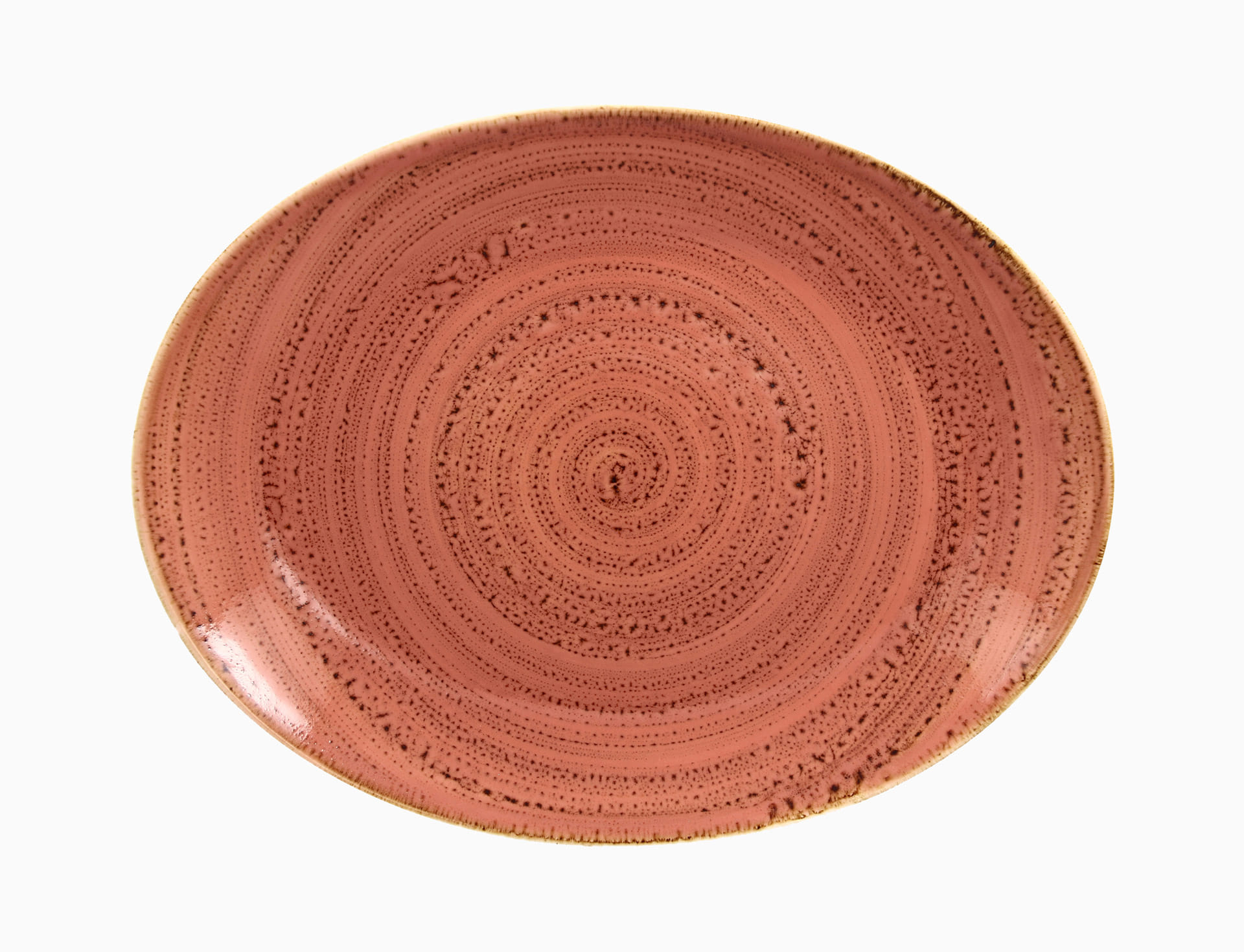 RAK Platte flach oval 36 x 27 cm Coral Twirl