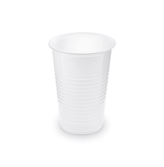 Trinkbecher PP 0,3 l Ø 78 mm weiß