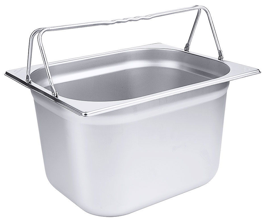 GN-Behälter mit Bügelgriffen 1/2 Tiefe: 200 mm Volumen: 12,5 l