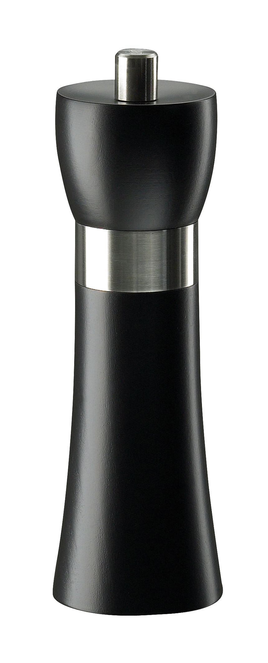 Salzmühle Zassenhaus "Hamburg" schwarz matt 18 cm