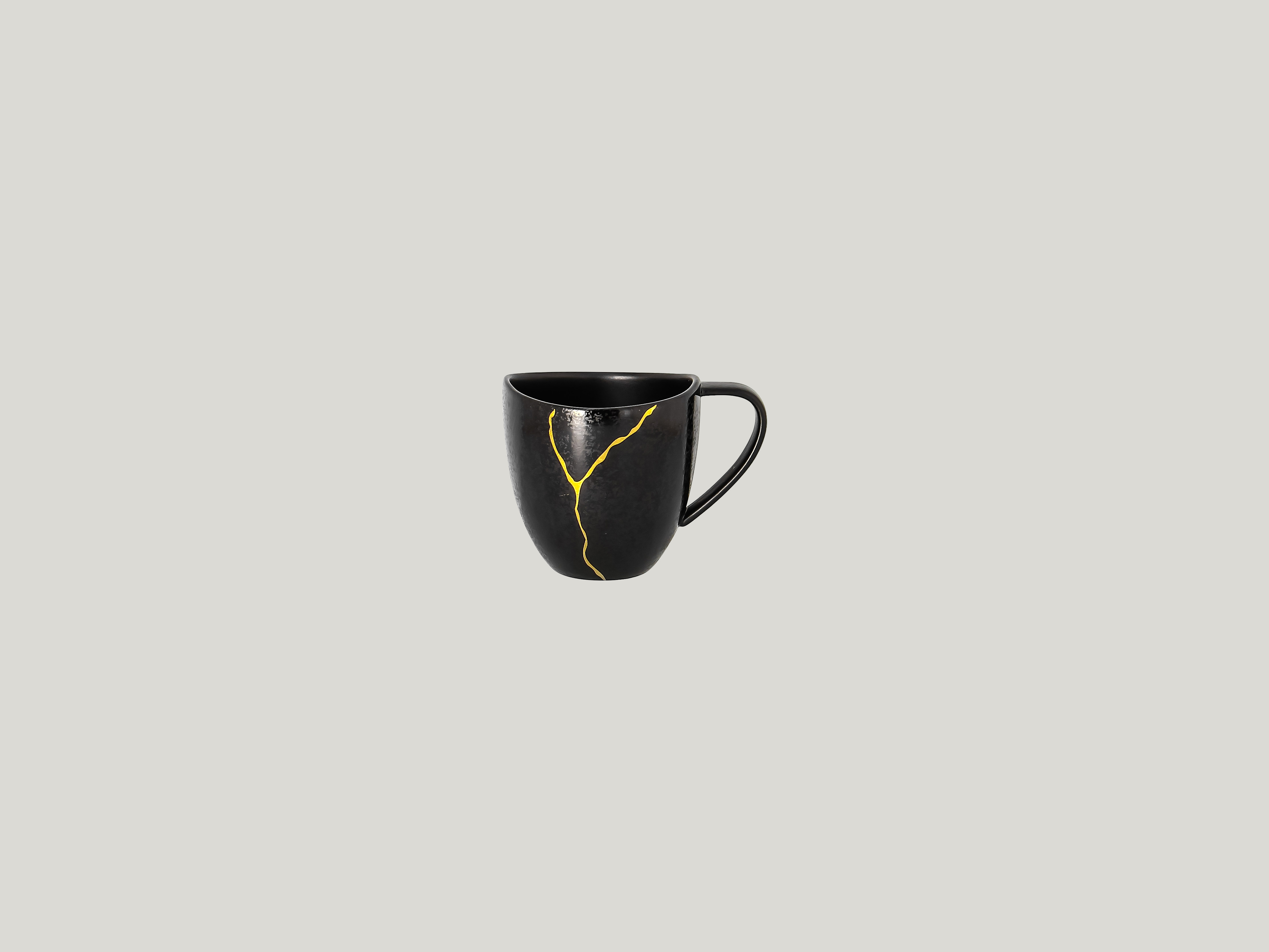 RAK Kaffee- /Teetasse Ø 8 cm Ihn. 23 cl Schwarz/Gold KINTZOO (KZSWCU23G2)