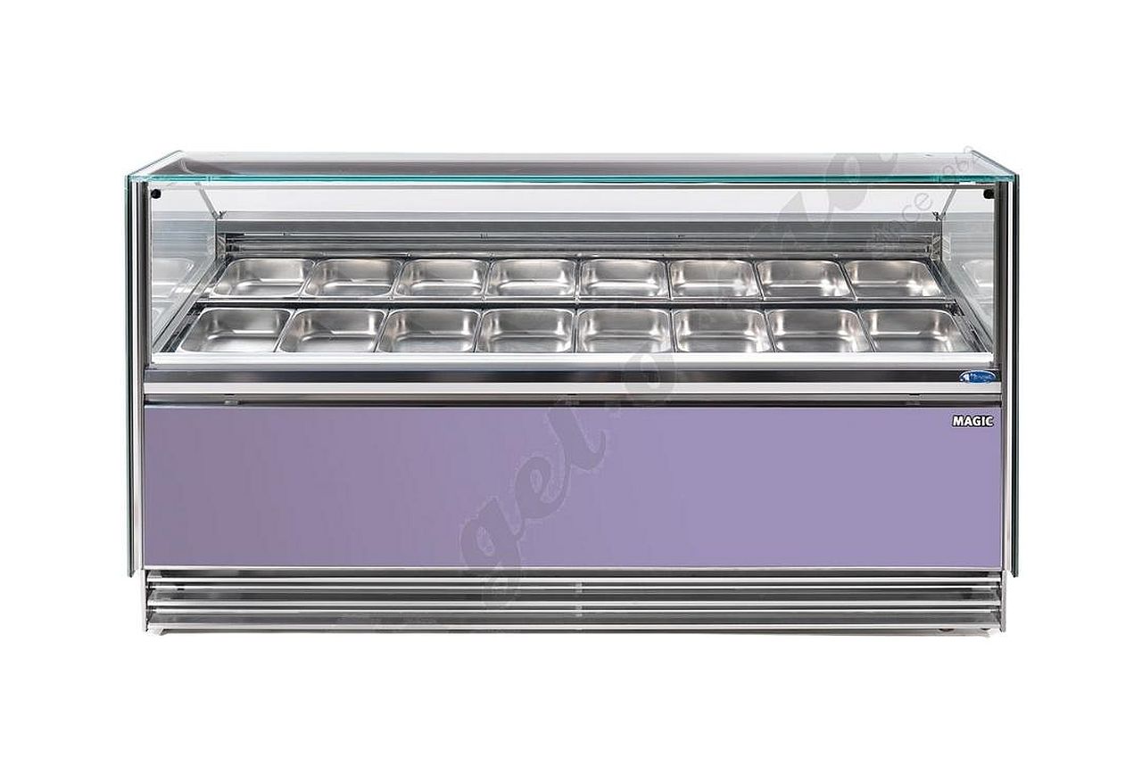 gel-o-mat Eisvitrine MAGIC V2  Höhe: 1220 mm (12 BASE V2)