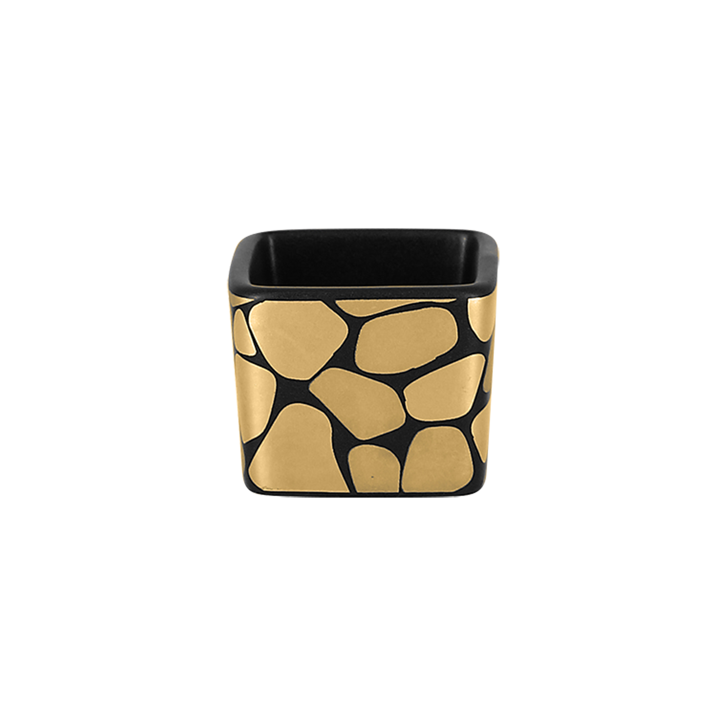 RAK Kubus klein L.5 cm Br. 5 cm H. 4,5 cm Inh. 6 cl PEBBLES gold