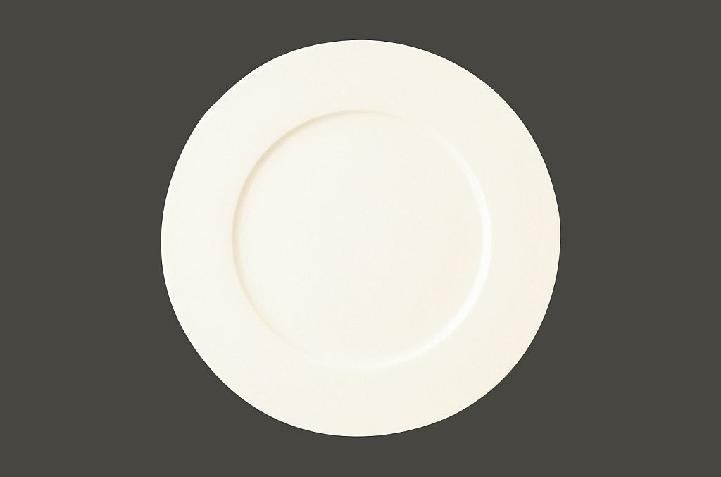6 x RAK Teller flach mit Rand Ø 30.7 cm Ht. 2.1 cm FINE DINE Ivoris Weiß (FDFP31)