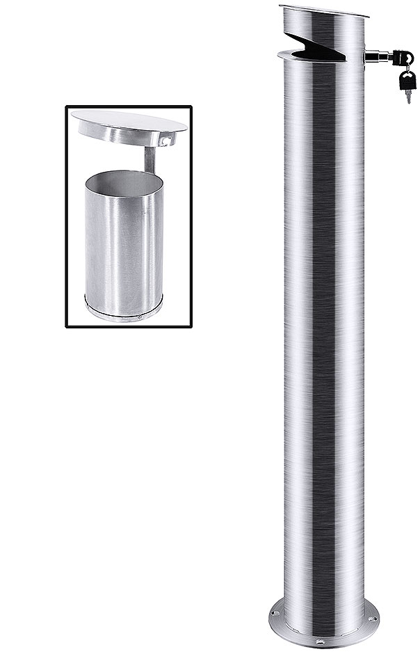 Standaschenbecher Höhe: 100 cm ∅ Säule: 11,5 cm ∅ Boden: 16 cm