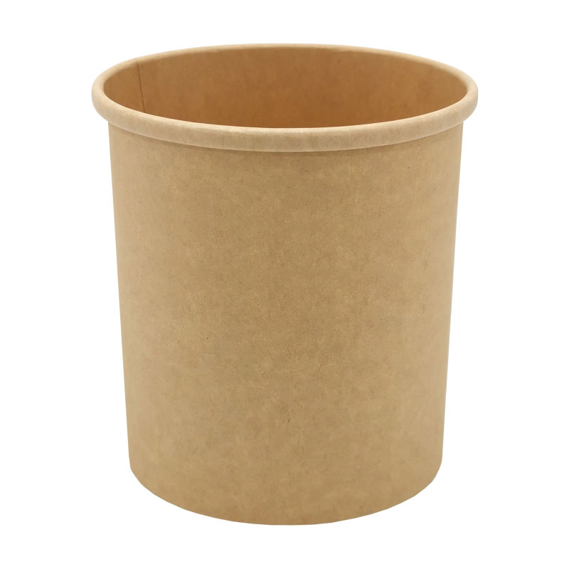 Naturesse Suppenbecher Kraftpapier PLA beschichtet 32 oz 950 ml braun (15533)