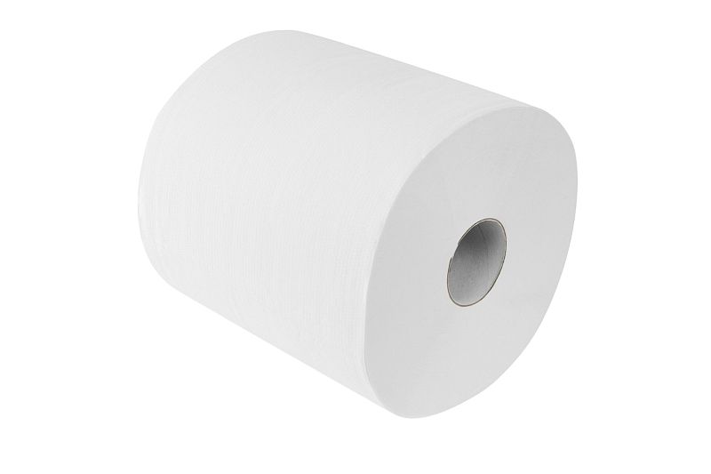 Putzrollen 2-lagig 20 cm breit Hochweiß (6er Hülse)