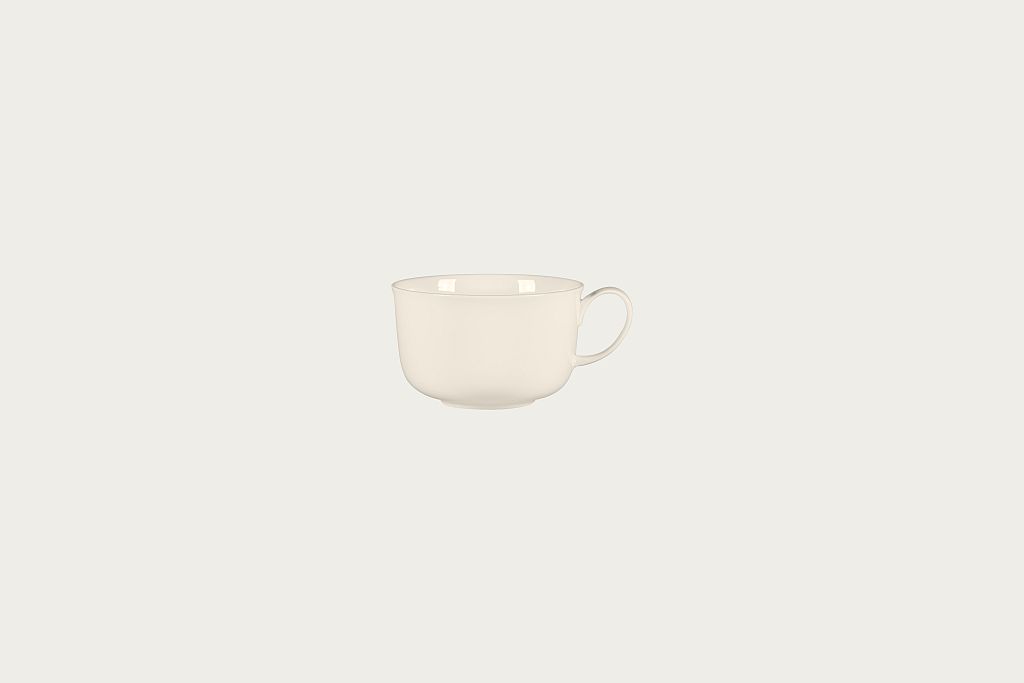 12 x RAK Frühstückstasse H. 6,5 cm - 34 cl Farbe: Bone China "BRAVURA" (BCBVNC34)